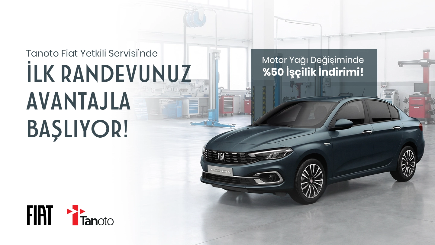 İlk Servis Randevunu Al, %50 İşçilik İndirimi Kazan!